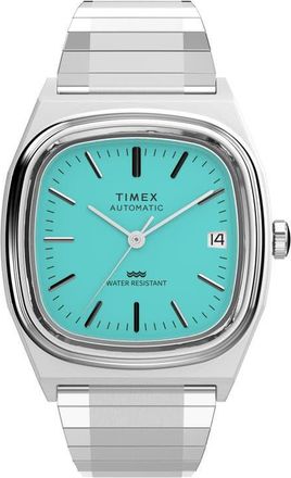 Timex Automatic 1983 E-Line Reissue Bracelet Watch, 34mm in Blue/silver at Nordstrom