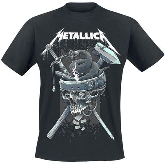 Metallica History Men T-Shirt Black XXL, 100% Cotton, Regular