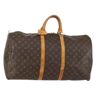 Louis Vuitton Pre-owned Weekend Bags, female, Brown, Size: ONE SIZE Pre-owned Weekend Bag