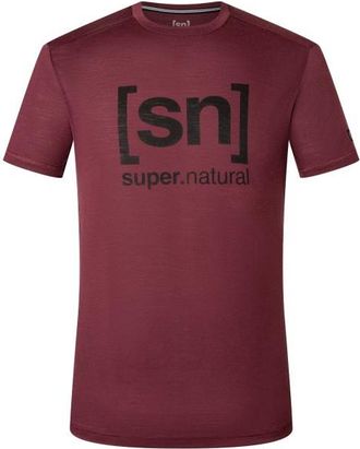 super.natural Logo Tee T-Shirt f&uuml;r Herren | rot