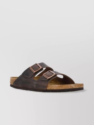 Birkenstock leather flat sandals