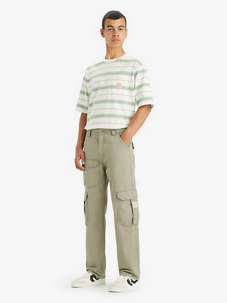 Levi's Stay Loose Cargo Trousers - Mens - 31X32 - Neutral / Vetiver Twill