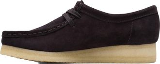 Clarks Womens Wallabee. Oxford, Brown Slat, 10