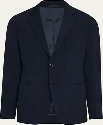 Giorgio Armani Mens Upton Patch-Pocket Sport Coat