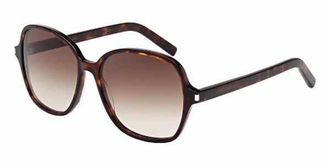 Saint Laurent CLASSIC 8 004 Womens Sunglasses Tortoiseshell Size 57 - Free RX Lenses - Free RX Lenses
