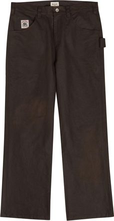 Bode Knolly Brook Straight-leg Waxed Cotton Trousers - Brown - 50 (IT50 / L)