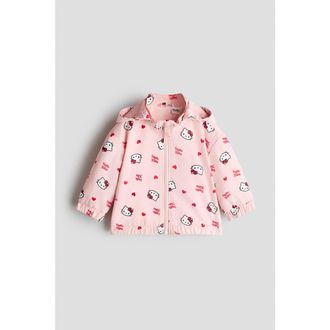 H&M Fleece-lined Jacket in Light Pink/hello Kitty at Nordstrom, Size 12M