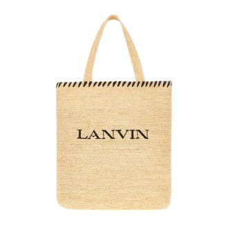 Lanvin Shopping Bags, female, Beige, ONE SIZE, Handbags for Women