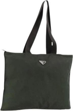 Prada Pre-owned Vintage Tote Bag - - Pre-owned - Donna - Verde - ONE SIZE