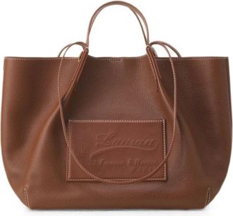 Lanvin Tassen, Dames, Bruin, ONE Size, Catch Tote Bag
