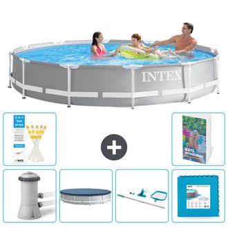 Intex Piscina Prism Frame Redonda - 366x76 Cm - 7-piezas S191