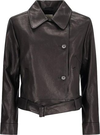 Magda Butrym Chaqueta Leather 04 - Jackets - Mujer - Negro - S