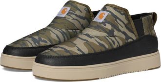 Carhartt Work in Progress Detroit Canvas Mid Slip-On Mens Work Lace-up Boots Mossy Oak : 11.5 D - Medium