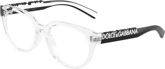 Dolce & Gabbana Dx 5007 Optisch Montuur - unisex - Brillen - Wit - 49 MM - Nylon - Accessoires