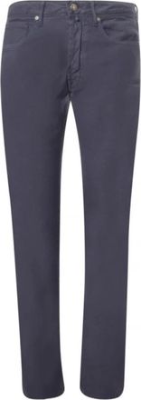 Incotex Stijlvolle Presentatieslides - Heren - Slim Fit Jeans - Blauw - W40 - Jeans
