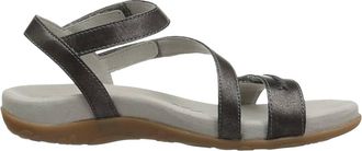 Aetrex Womens Gabby Sandals In Pewter