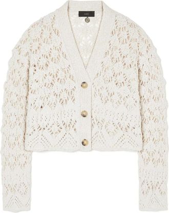 Alanui Truien & Vesten, Dames, Beige, M, Lagoon Romance Cardicrop