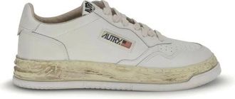 Autry White Leather Trainers Collaboration Collection