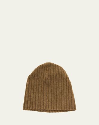 Portolano 4-Ply Cashmere Slouch Beanie Hat