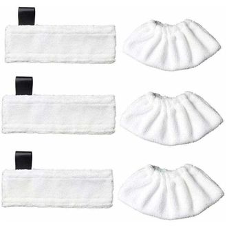 OEM Pa&ntilde;os De Microfibra De Repuesto Y 3 Pa&ntilde;os De Microfibra Para K&auml;rcher Easy Fix Sc1/sc2/sc3/sc4/sc5/sv7, As&iacute; Como Pa&ntilde;os Accesorios Para K&auml;rcher Easy Fix