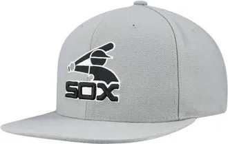 Mitchell & Ness Mens Mitchell & Ness Gray Chicago White Sox Cooperstown Collection Basic Flip Snapback Hat at Nordstrom