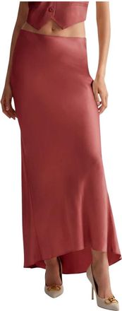 Liu Jo Gonna - Dames - Midirokken - Rood - XL - Satijn - Rokken