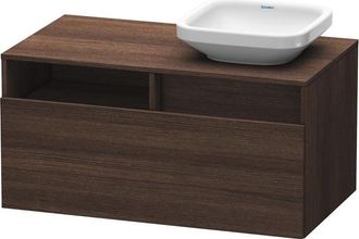 Duravit Mueble Bajo Lavabo 550x1000x500m Durastyle Con Corte Recto Casta&ntilde;o
