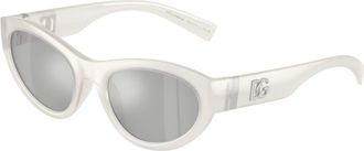 Dolce & Gabbana DG6207 30398V Womens Sunglasses White Size 54