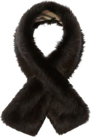 Burberry Gewatteerde omkeerbare sjaal - Zwart