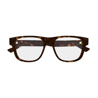 Gucci Brillen - Heren - Brillen - Bruin - 55 MM - Accessoires