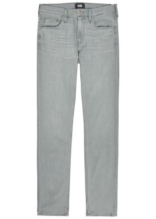 Paige Federal Slim Straight-leg Jeans - Light Grey - 38 (W38 / Xxl)