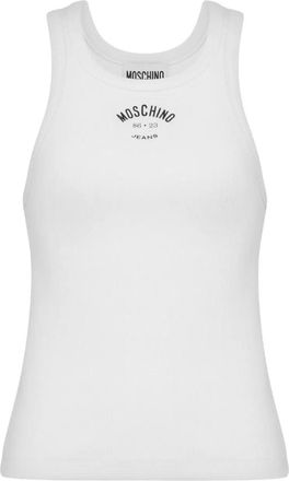 Moschino Classic White Top with Minimalist Design