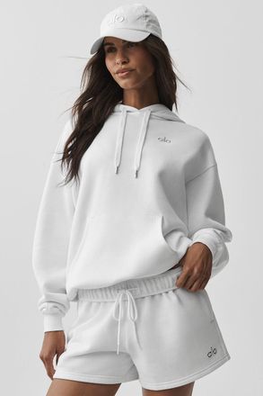Alo | Accolade Hoodie in White, Size: Medium