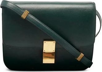 Celine Borsa a spalla Classic Box - Verde