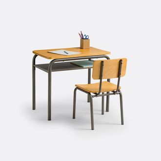 La Redoute Interieurs Bureau en stoel in vintage school stijl Buton