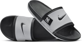 Nike Mens Offcourt (New York Yankees) Offcourt Slides in Grey | FN4487-001