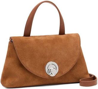 Coccinelle Womens Top Handle Bag Cognac Cowhide - Top-Handle-Bags