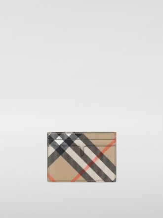 Burberry Portacarte di credito Nova Check Burberry in cotone spalmato