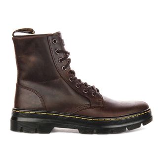 Dr. Martens Combs Leather Ankle Boots - male - Dr. Martens - Lace-up Boots - Brown - 10 UK - Shoes