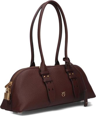 Pinko Pinko - Bowling Horizontal Big Sheep - Dames - Tassen - Rood - Maat: ONE Size Katoen