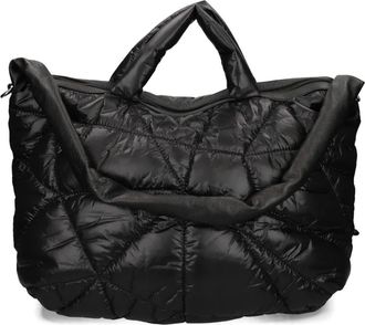 Vic Matié Borsa tote trapuntata - Nero