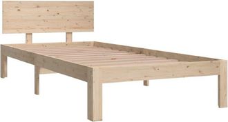 vidaXL Estructura de cama sin colchón madera maciza de pino 90x200 cm Vidaxl