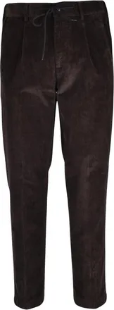 Officina36 Heren, Broeken, Bruin, Maat: XL Katoen