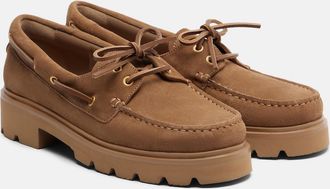 Gianvito Rossi Olonne suede boat shoes