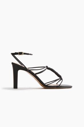 H&M Heeled Strappy Sandals in Black at Nordstrom, Size 10