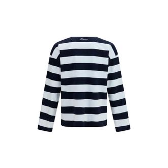 Jacquemus Striped Cotton T-Shirt - Navy