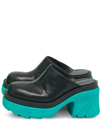 Bottega Veneta Leren muiltjes - Zwart