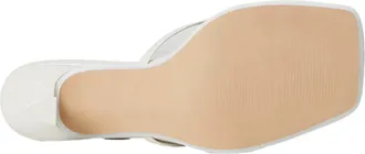 Steve Madden Allies White Leather ALLI09S1-WHT Womens