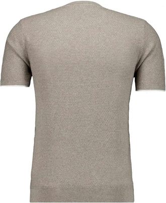 Ragman Rundhalspullover RAGMAN, Herren, Gr. 52, braun (walnuss, 875), 100% Baumwolle, ohne Ausschnitt, Pullover Rundhalspullover