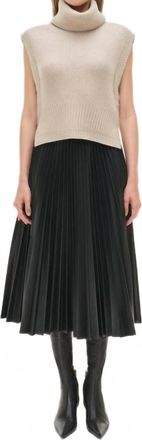 SIMKHAI Kezia Midi Skirt In Black